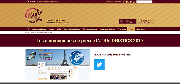 COMMUNIQUES DE PRESSE DU SALON